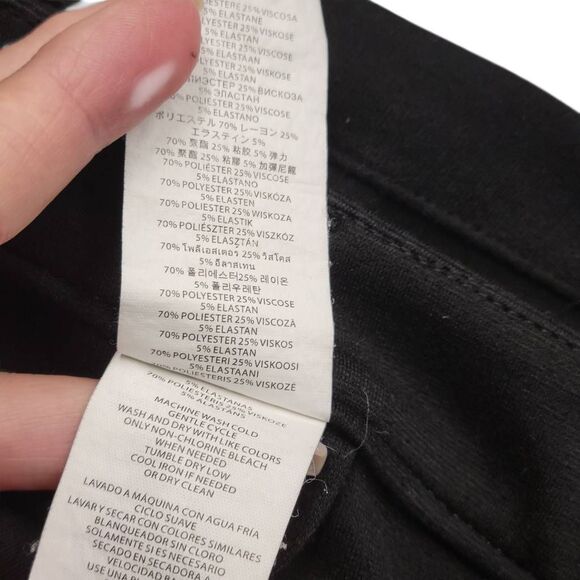 Michael Kors Black Stretchy Professional Preppy Business Casual Trousers Pants - Picture 8 of 9